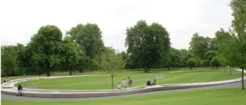 England: Diana Princess of Wales Memorial Fountain im Londoner Hyde Park. Granit: Bassisschutz und Heiss-Imprägnierung mit Langzeitschutz.